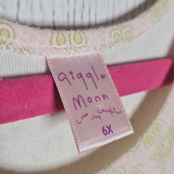 Giggle Moon Tiered Layered Sleeveless Floral Party Dress, sz 6X - Picture 5 of 5